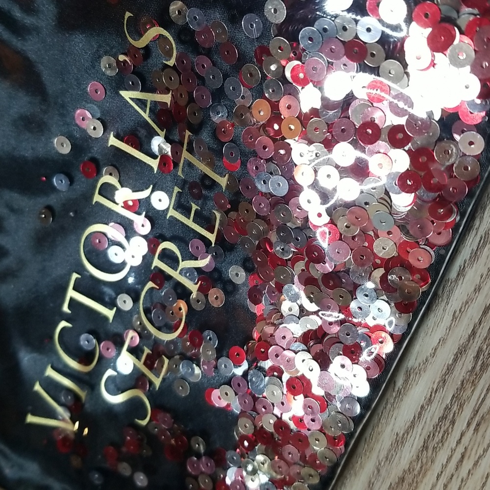 Victoria's Secret Black Sequined Wristlet - Picture 2 of 9
